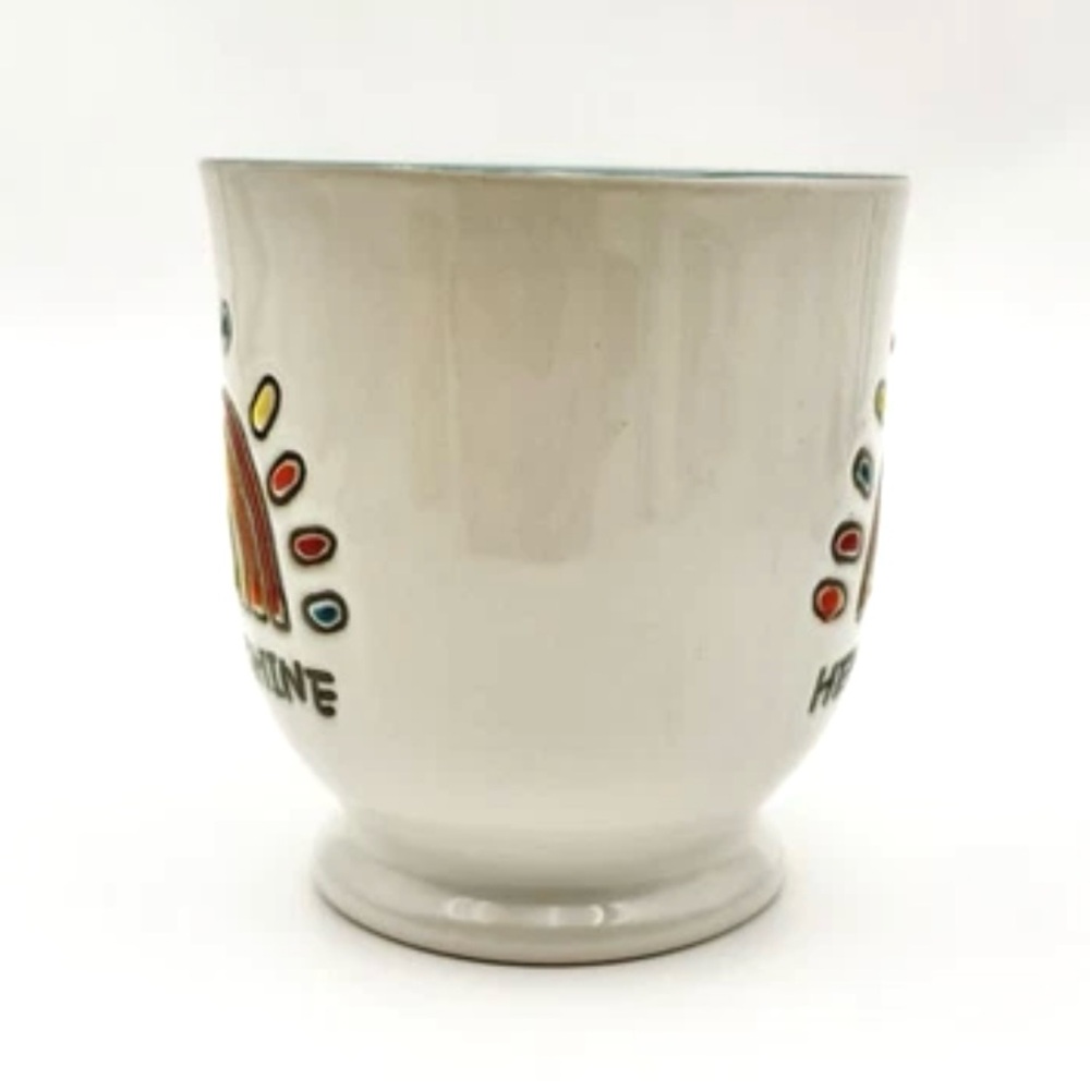 HELLO SUNSHINE 17 Oz Coffee Tea Mug Cup Spring Colorful Rainbow - Picture 4 of 9